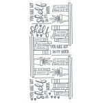 Sticker Top Shelf Silver(x10)