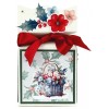 Linen Cardstock Pack - Berries Beauties - Frosted Florals - A4