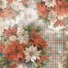 Paperpack - Yvonne Ceations - Floral Christmas 20 x 20 cm