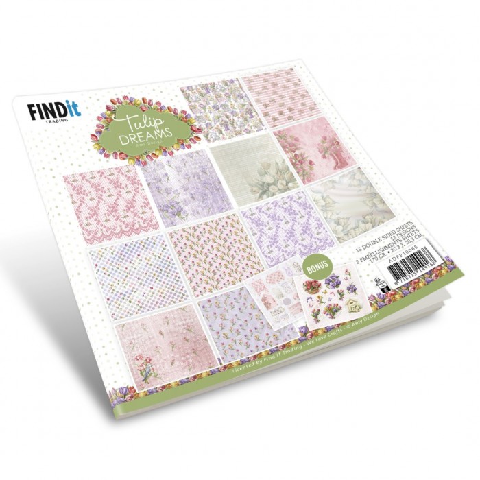 Paperpack - Amy Design - Tulip Dreams 20 x 20 cm