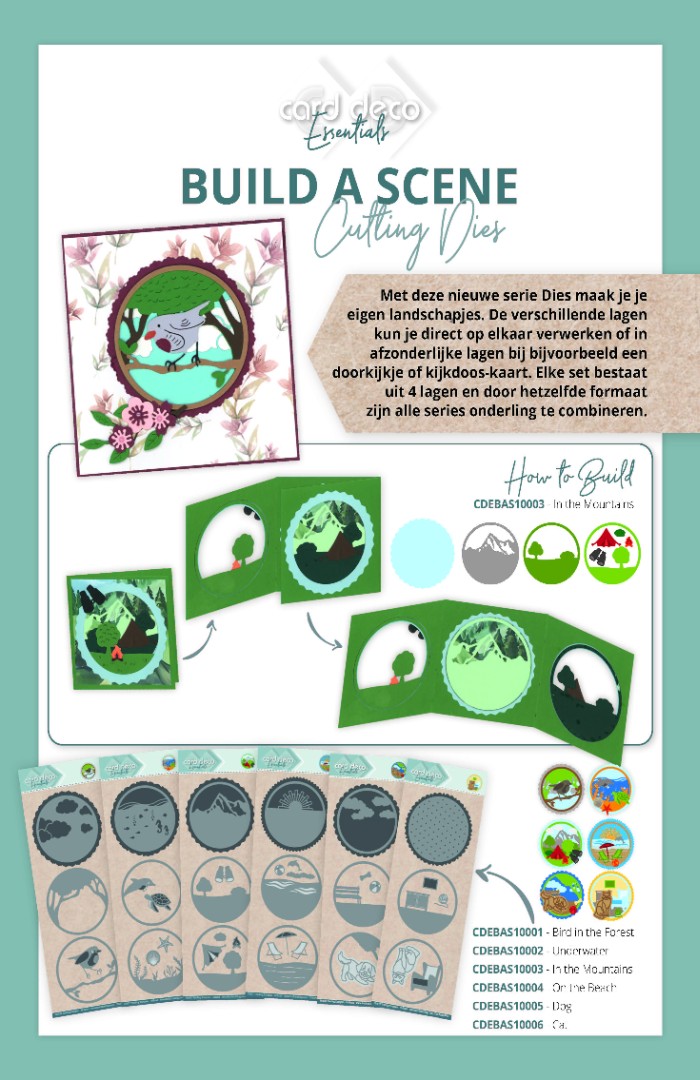 Card Deco Essentials - Build a Scene Dies - SET BLACK FRIDAY DEAL – MEGA AFPRIJZING!