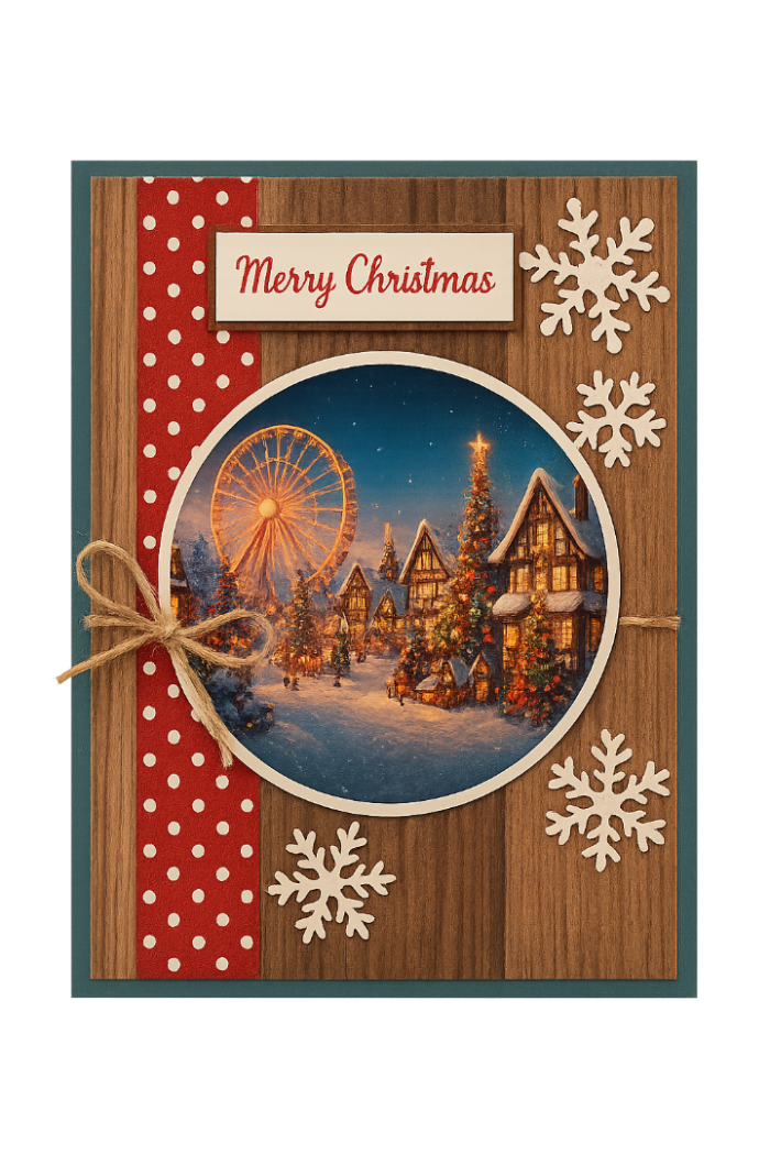 Scenery Push out - Berries Beauties - Snowy Winter Carnival - Round