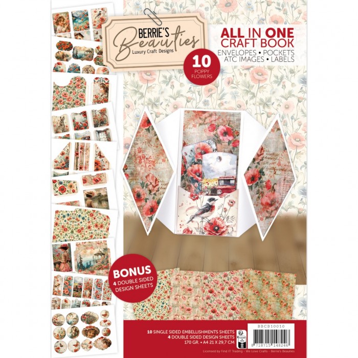 Berries Beauties - All-in-one Craft Book 10 - Poppy Flowers