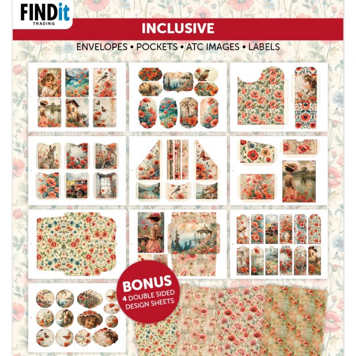 Berries Beauties - All-in-one Craft Book 10 - Poppy Flowers