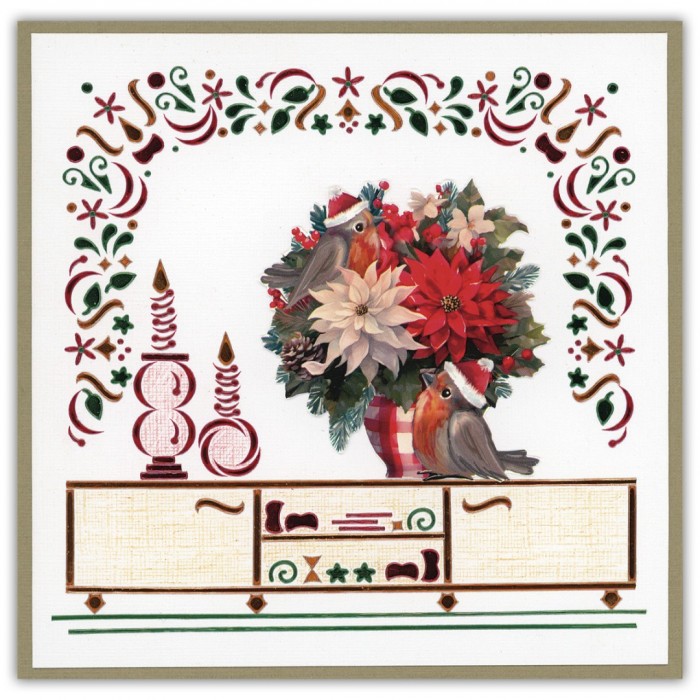 Dot and Do 281 - Yvonne Creations - Floral Christmas