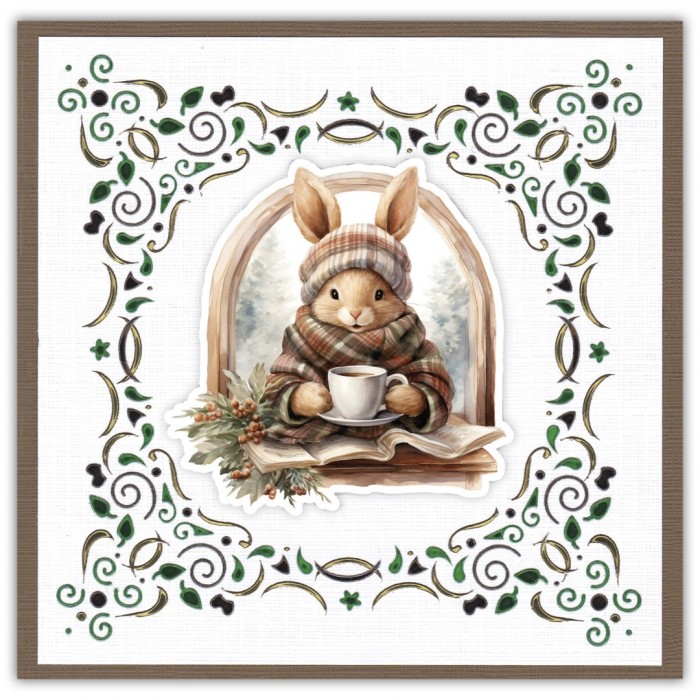 Dot and Do 292 - Berries Beauties - Winter Bunnies