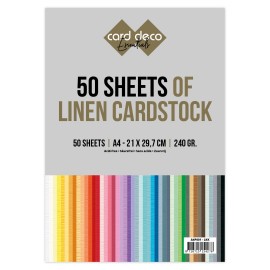 Jumbo kartonpakket - Card Deco - A4 - 50 Sheets