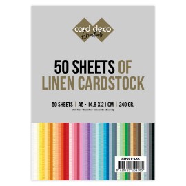 Jumbo kartonpakket - Card Deco - A5 - 50 Sheets