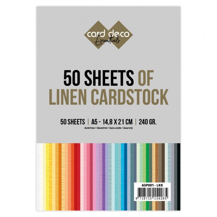 Jumbo kartonpakket - Card Deco - A5 - 50 Sheets