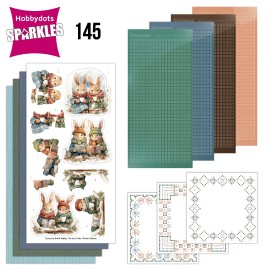 Sparkles 145 - Berries Beauties - Winter Bunnies