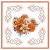 Stitch and Do 236 Yvonne Creations - Orange Floral