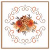 Stitch and Do 236 Yvonne Creations - Orange Floral
