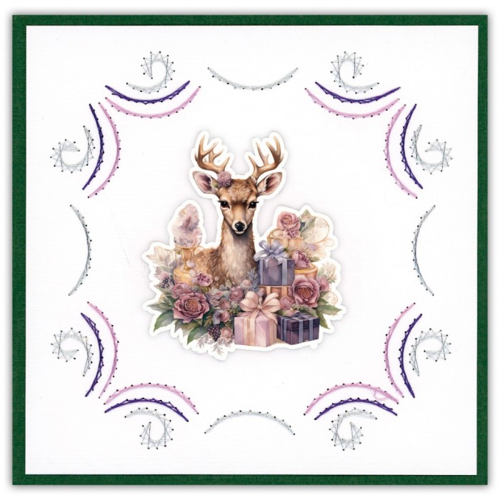Stitch and Do 243 - Berries Beauties - Pastel Purple Christmas