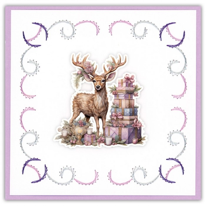 Stitch and Do 243 - Berries Beauties - Pastel Purple Christmas