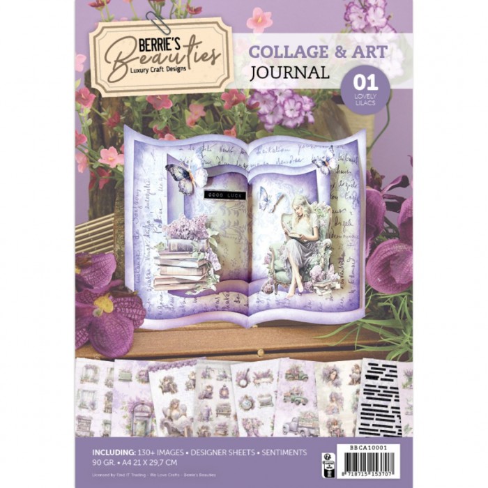 Berries Beauties - Collage & Art Journal 1 - Lovely Lilacs