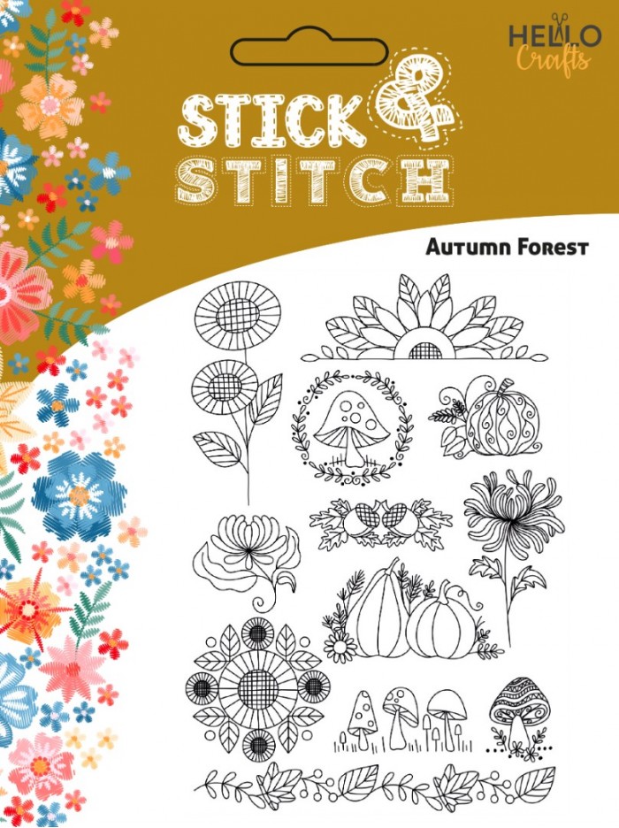 Stick and Stitch Autumn Forst