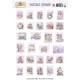 Berries Beauties - Collage Art - Push Out Postage Stamp - Lovely Lilacs