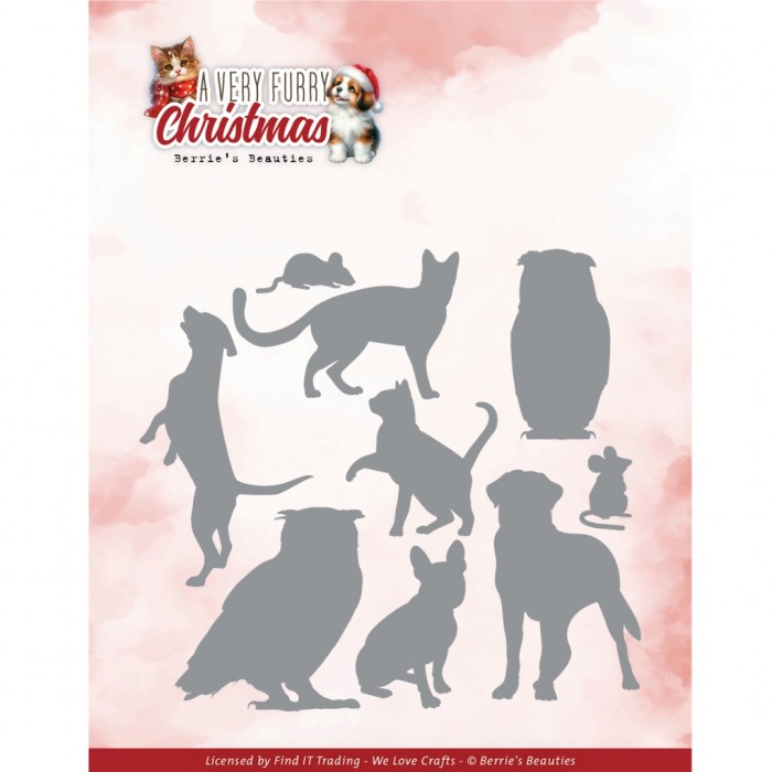 Dies - Berries Beauties - A Very Furry Christmas - Very Furry Friends
