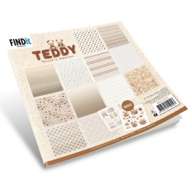 Paperpack - Berries Beauties - Teddy 20 x 20 cm
