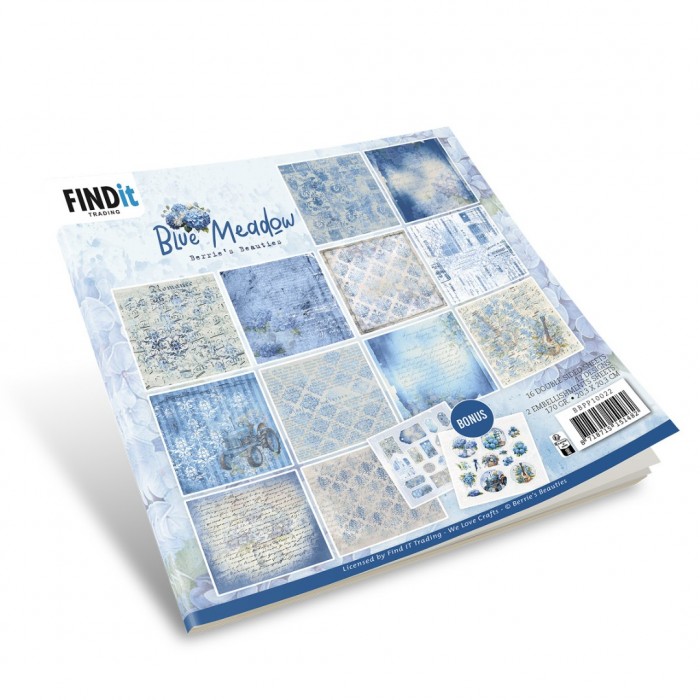 Paperpack - Berries Beauties - Blue Meadow 20 x 20 cm