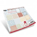 Paperpack - Berries Beauties - Frosted Florals 20 x 20 cm