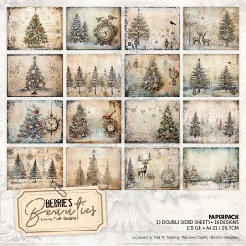 Paperpack - Berries Beauties - Christmas Trees - A4