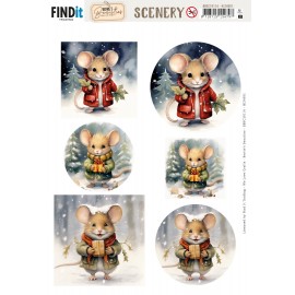 Scenery Push out - Berries Beauties - Gifted Little Mice
