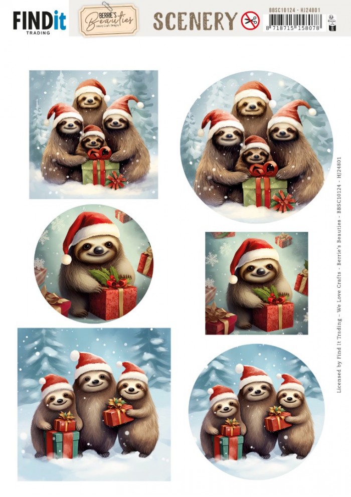 SET Hobbyjournaal 248 - Christmas Color Pack