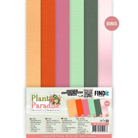 Linen Cardstock Pack - Berries Beauties - Plant Paradise - 4K