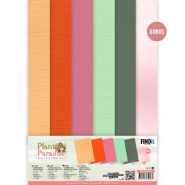 Linen Cardstock Pack - Berries Beauties - Plant Paradise - A4