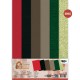 Linen Cardstock Pack - Berries Beauties - Timeless Christmas - A4
