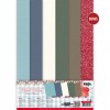 Linen Cardstock Pack - Berries Beauties - Frosted Florals - A4
