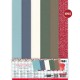 Linen Cardstock Pack - Berries Beauties - Frosted Florals - A4