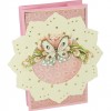 Pillar Circle Cards creme 2 - Beautiful Butterflies