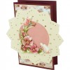 Pillar Circle Cards creme 2 - Beautiful Butterflies