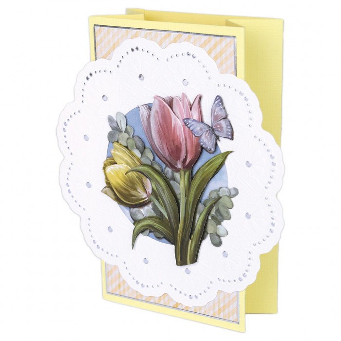 Pillar Circle Cards wit 3 - Spring Landscapes
