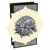 Pillar Circle Cards creme 4 - Blooming Blue