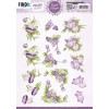 3D Cutting Sheet - Precious Marieke - Purple Blossom - Violet