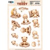 3D Cutting Sheet - Berries Beauties - Teddy - Clouds