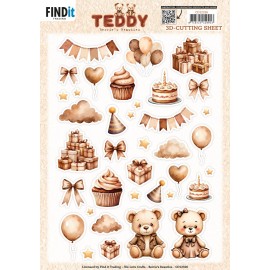 Cutting Sheet - Berries Beauties - Teddy - Small Elements