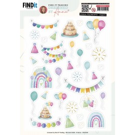 Cutting Sheets - Designed by Anna - Party - Small Elements