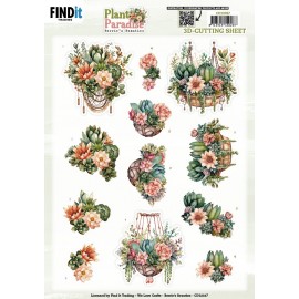 3D Cutting Sheet - Berries Beauties - Plant Paradise - Hanging Baskets