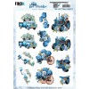 3D Cutting Sheet - Berries Beauties - Blue Meadow - Transport