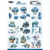 3D Cutting Sheet - Berries Beauties - Blue Meadow - Mini