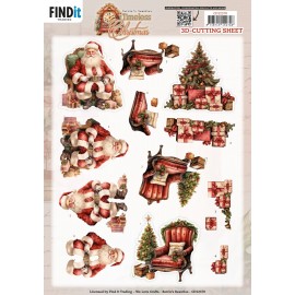 3D Cutting Sheet - Berries Beauties - Timeless Christmas - Timeless Tree