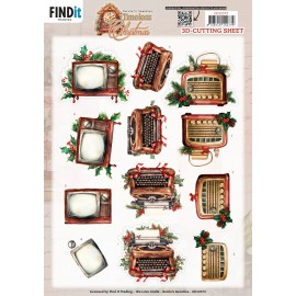 3D Cutting Sheet - Berries Beauties - Timeless Christmas - Timeless Devices