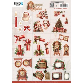 3D Cutting Sheet - Berries Beauties - Timeless Christmas - Mini