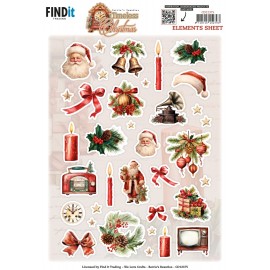 Cutting Sheet - Berries Beauties - Timeless Christmas - Small Elements