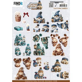 3D Cutting Sheet - Berries Beauties - Gnomie Holidays - Mini
