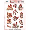 3D Cutting Sheet - Berries Beauties - A Very Furry Christmas - Owl